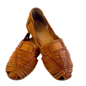 HUARACHE Tan Leather Sandal Womens size 6